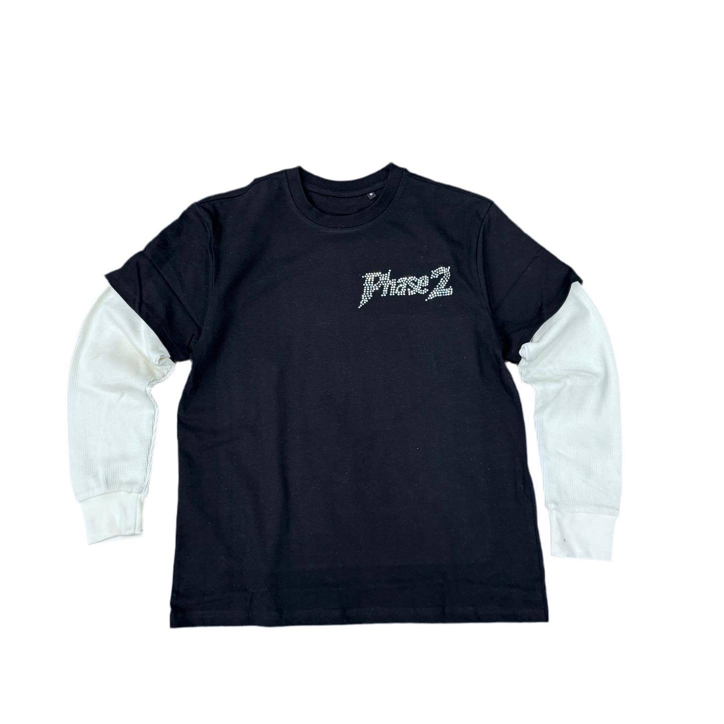 New World Order' Chandelier Double Layer Thermal Longsleeve-Black